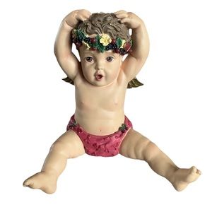 ArtAffects Ltd 1994 Love Bugs Cherub Angel "Cherry" 505B9 Collectible 4" Tall